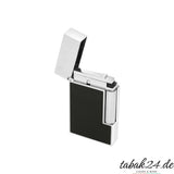 S.T. Dupont Ligne 2 Feuerzeug C16602 Noir Mat Palladium – geöffnet