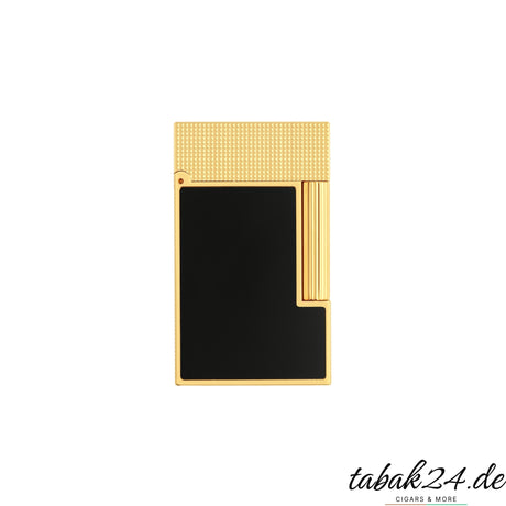 S.T. Dupont Ligne 2 Feuerzeug C16601 Noir Mat Gold – Hauptansicht