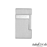 S.T. Dupont Slimmy Diamond Head Feuerzeug Chrom Vorderansicht