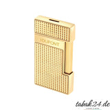 S.T. Dupont Slimmy Diamond Head 028119 Gold – Seitenansicht