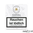 The Griffin’s Griffiños geschlossene weiße Metallbox mit Logo und Warnhinweis