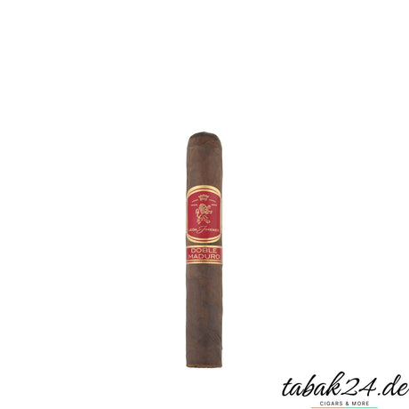 León Jimenes Doble Maduro Robusto einzelne Zigarre auf weißem Hintergrund