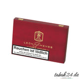 León Jimenes Doble Maduro Robusto geschlossene rote Kiste mit goldener Prägung