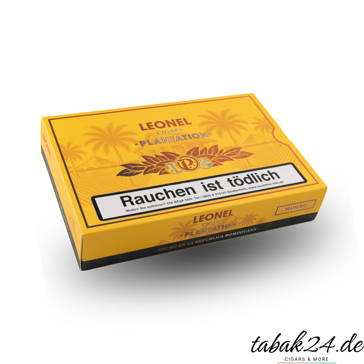 Leonel Plantation Maduro Zigarrenkiste geschlossen