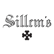 Sillems Schriftzug und Kreuz auf weißem Hintergrund