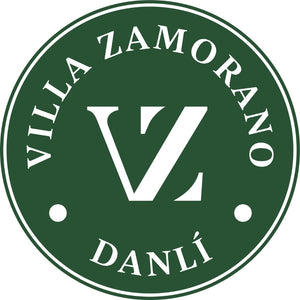 Villa Zamorano Danlí Logo in Grün mit weißem VZ-Schriftzug