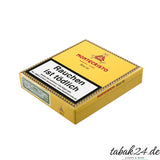 Montecristo Mini 20 – cubanische Cigarillos mit würzigen & holzigen Aromen. Perfekt für kurze Genussmomente. Liegende perspektive.