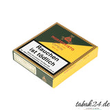 Montecristo Open Mini 20 – milde kubanische Zigarillos mit feinen Holz- und Nussaromen, liegende Perspektive.