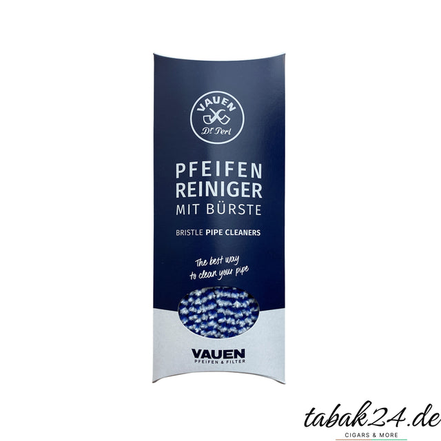 Vauen Pfeifenreiniger mit Bürste in blau weis