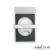 S.T. Dupont Perfect Cut Zigarrenschneider Slim – Schwarz & Chrom, Frontansicht