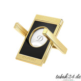 S.T. Dupont XX Cigar Stand Cutter schwarz gold Zigarrencutter mit Zigarrenablage