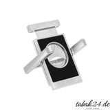 S.T. Dupont XX Cigar Stand Cutter silber geöffnet Zigarrencutter mit Zigarrenstand