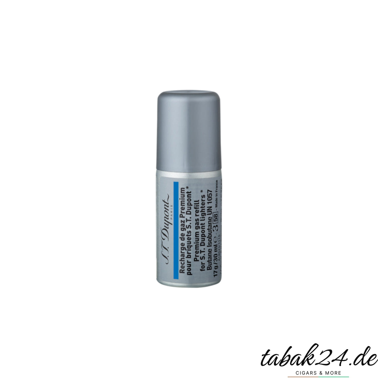 S.T. Dupont Premium Feuerzeuggas Blau 30 ml Originaldose