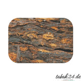 1792 Flake Tabak, dunkle Flakes als detailreiche Nahaufnahme