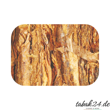 Best Brown Flake Tabak, helle Virginia-Flakes in Nahaufnahme