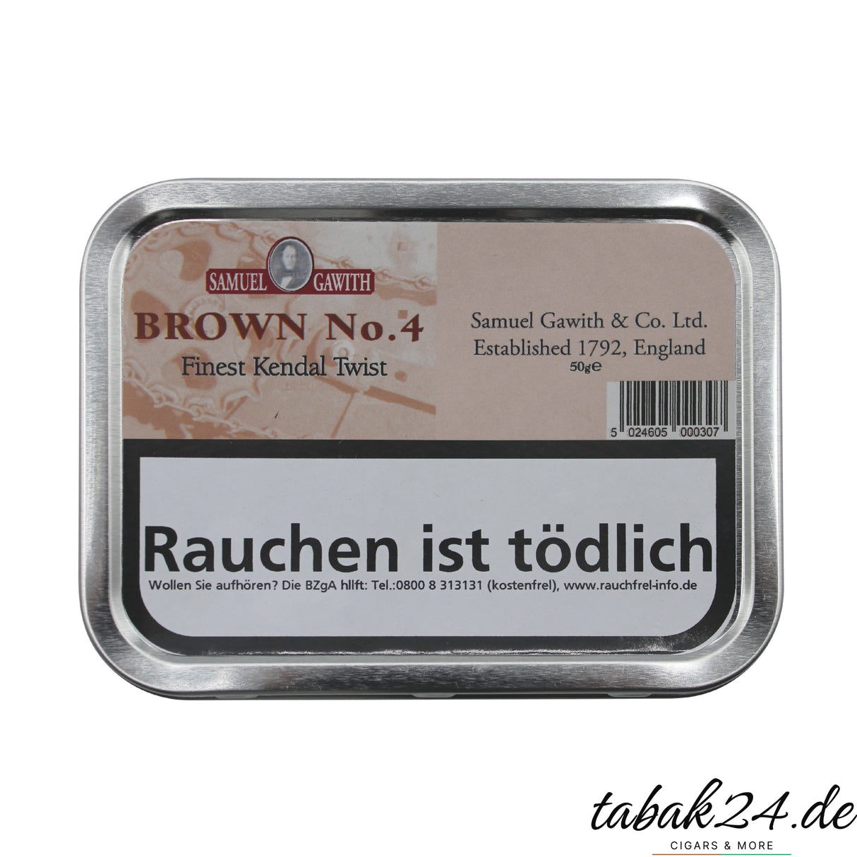 Samuel Gawith Brown No. 4 Pfeifentabak – 50g Dose