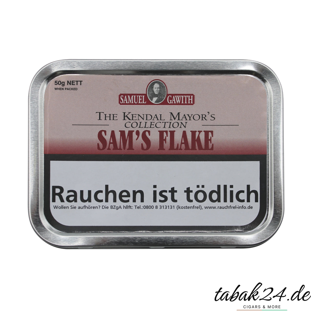 Samuel Gawith Sam’s Flake Pfeifentabak, 50 Gramm Dose