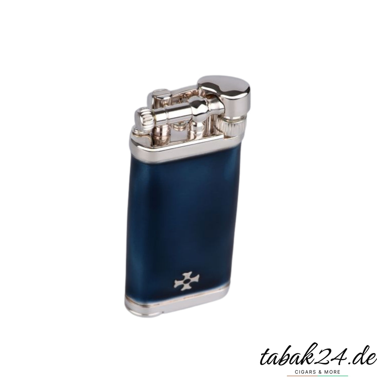 Sillem's Old Boy Pfeifenfeuerzeug 1186B Emaille Blau – Hauptansicht