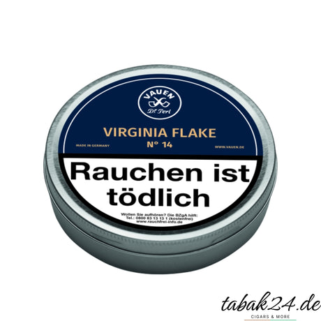 VAUEN Virginia Flake No. 14 Pfeifentabakdose mit klassischem Design