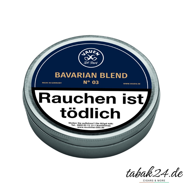 VAUEN Bavarian Blend No. 3 Pfeifentabakdose mit Hopfen-Malz-Vanille-Aromen