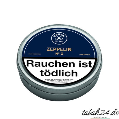 VAUEN Zeppelin No. Z Pfeifentabakdose mit Rum- und Latakia-Aromen