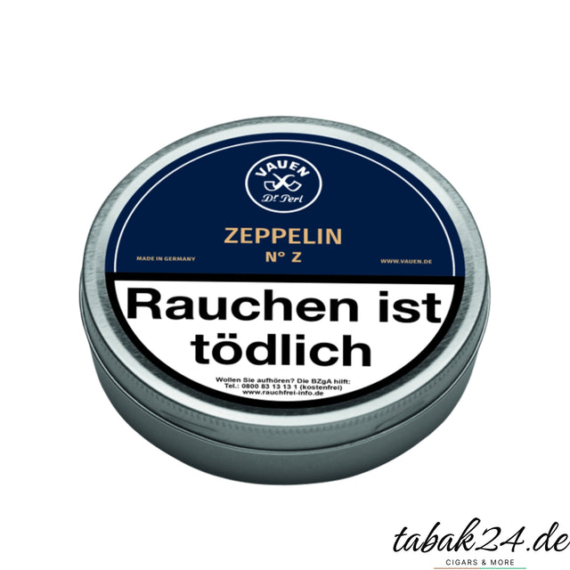 VAUEN Zeppelin No. Z Pfeifentabakdose mit Rum- und Latakia-Aromen