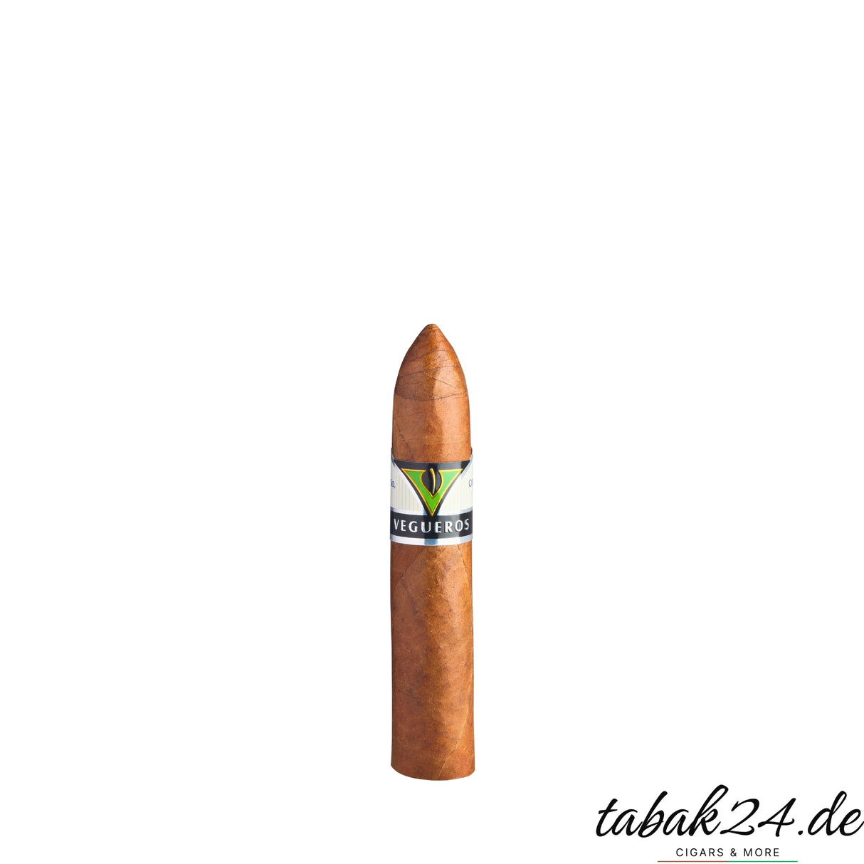 Vegueros Mañanitas Zigarre aus Kuba vor weißem Hintergrund