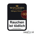 W.Ø. Larsen Mahogany Mixture Pfeifentabakdose in Schwarz mit No. 80 Etikett