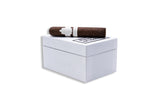 CigarKings Wide White Zigarre mit Banderole – hochwertige Nicaragua Longfiller Zigarre