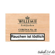  Zigarrenkiste Willem II Fehlfarben Corona No. 40 mit 50 Stück