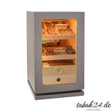 Adorini Lumina Grande Deluxe Light Grey – Humidorschrank mattgrau mit LED-Licht, befüllt