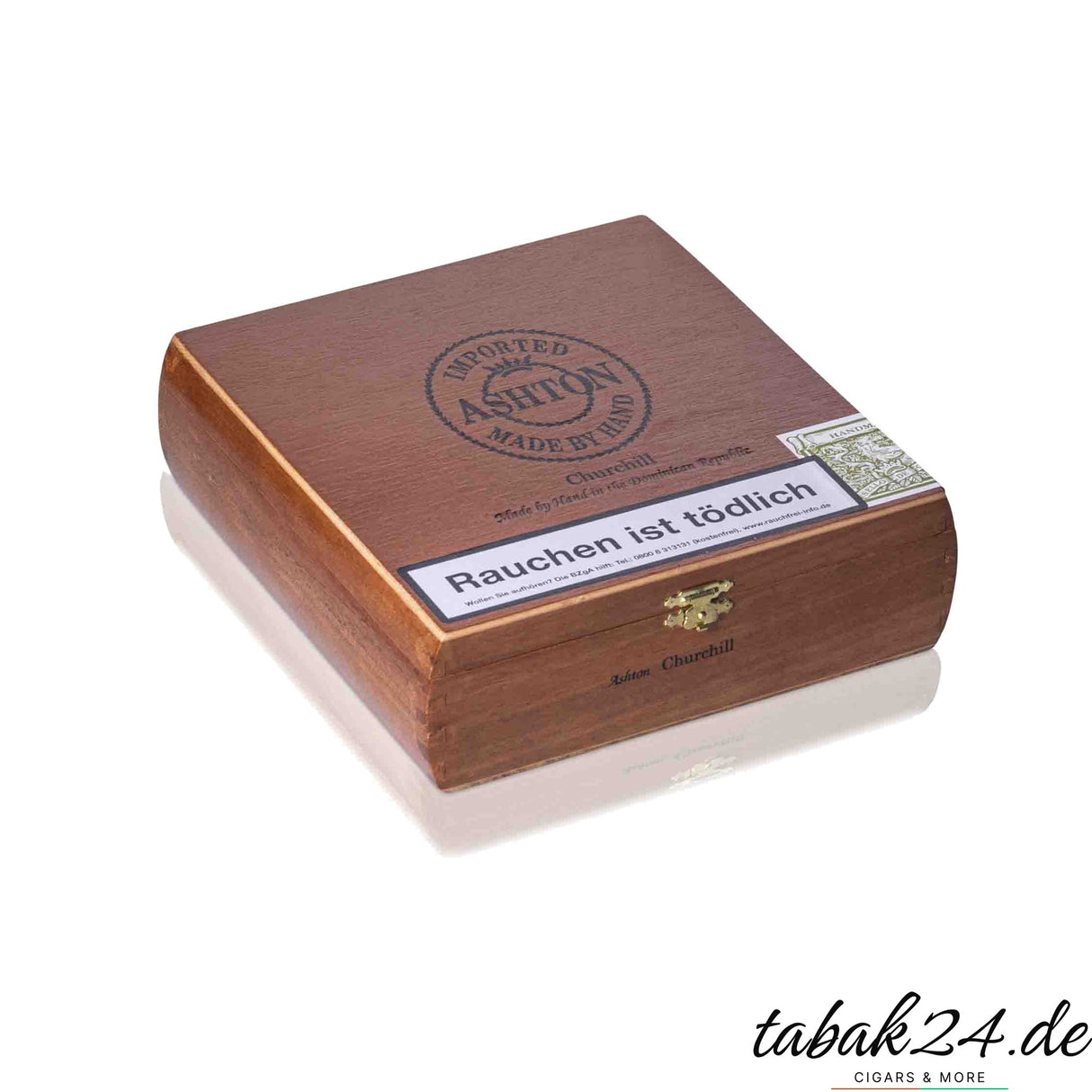 Ashton Classic Churchill – Massivholzkiste geschlossen