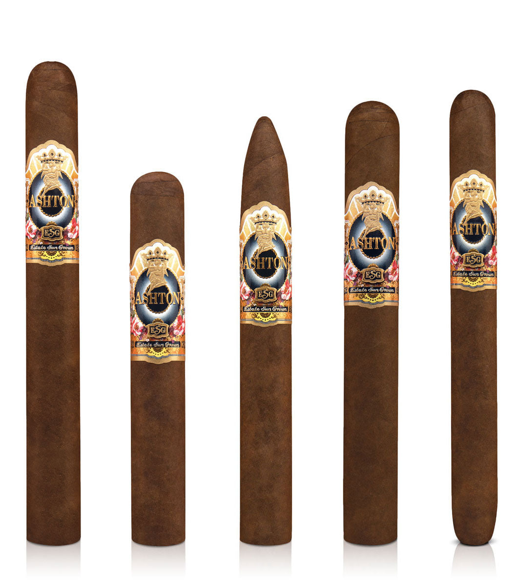 Ashton ESG 21 Year Salute – alle 5 Formate der Estate Sun Grown Serie