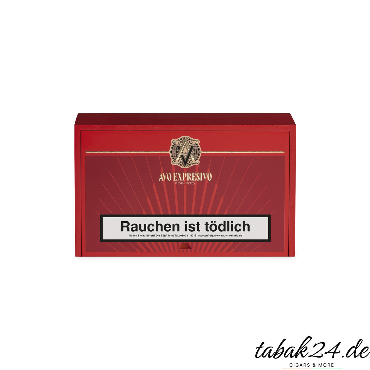 AVO Expresivo Robusto 20er Kiste – Frontalansicht geschlossen