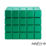 Colibri Desktop Humidor Heritage Cube grün, geschlossen