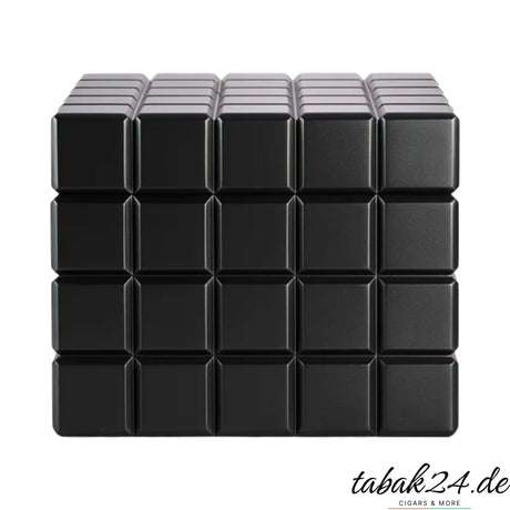 Colibri Desktop Humidor Heritage Cube schwarz, geschlossen