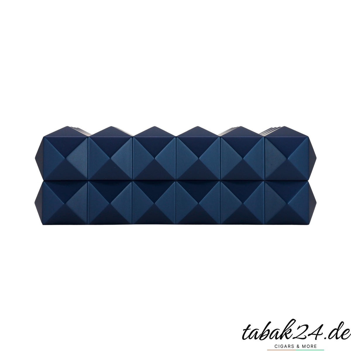 Colibri Desktop Humidor Quasar blau, Vorderansicht