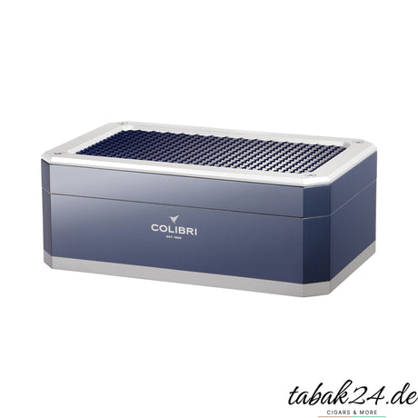 Colibri Humidor Rally blau/silber, geschlossen
