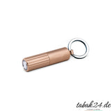Davidoff Punch Duocut Zigarrenschneider Schlüsselanhänger Roségold, Seitenansicht