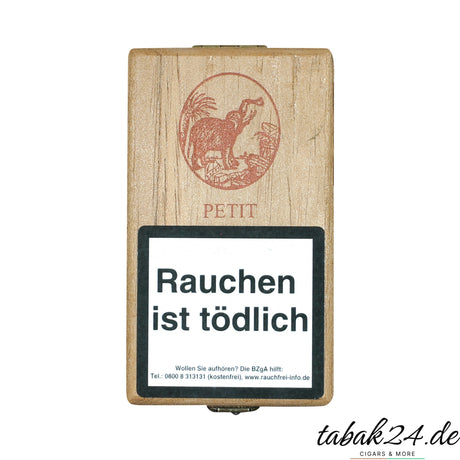 De Olifant Petit Zigarillo 10er Imperial Holzkiste mit Elefantenlogo