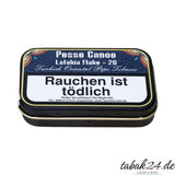 Gladora Tobacco Pesse Canoe Latakia Flake 20 Pfeifentabak – 50g Dose Seitenansicht
