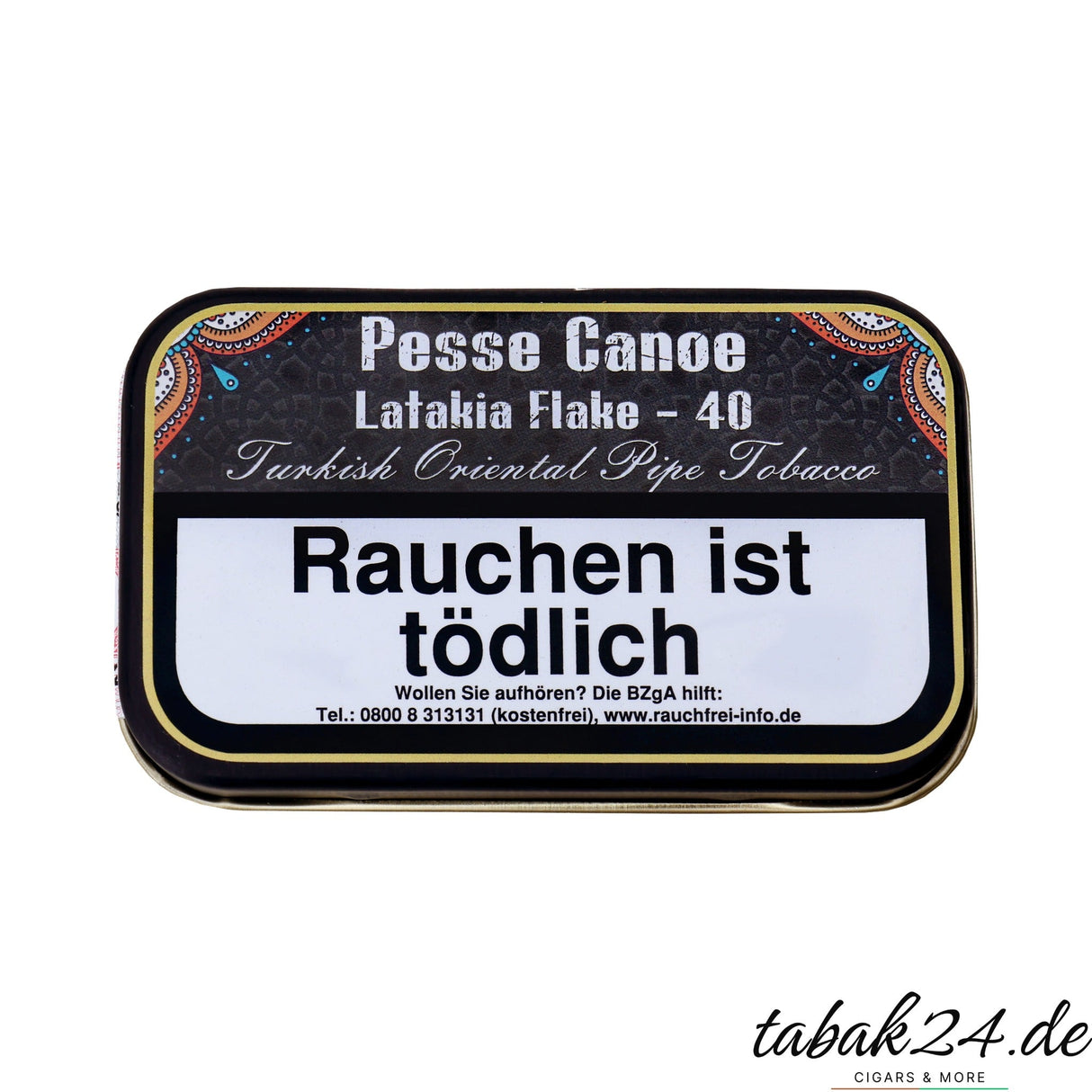 Gladora Tobacco Pesse Canoe Latakia Flake 40 Pfeifentabak – 50g Dose