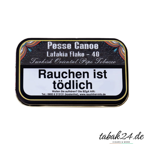 Gladora Tobacco Pesse Canoe Latakia Flake 40 Pfeifentabak – 50g Dose