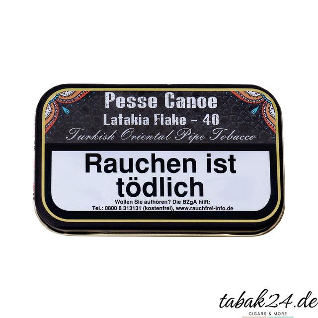 Gladora Tobacco Pesse Canoe Latakia Flake 40 Pfeifentabak – 50g Dose