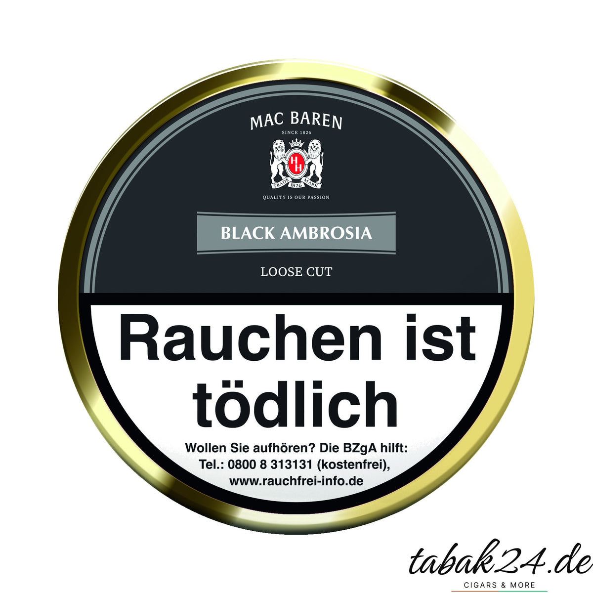 Mac Baren Black Ambrosia Pfeifentabak, 100 g Dose
