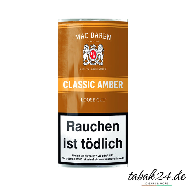 Mac Baren Classic Amber Pfeifentabak, 50 g Beutel