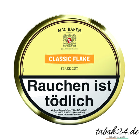 Mac Baren Classic Flake Pfeifentabak, 50 g Dose