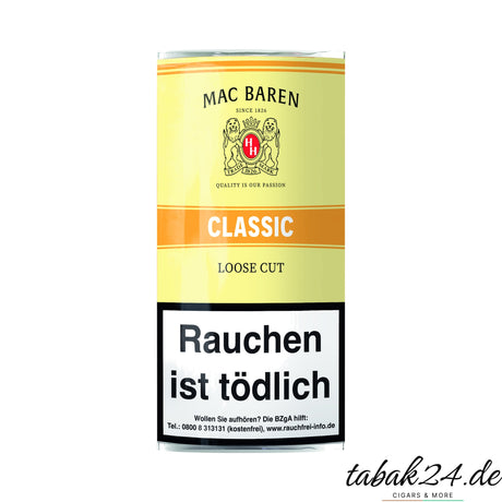 Mac Baren Classic Loose Cut Pfeifentabak, 50 g Beutel
