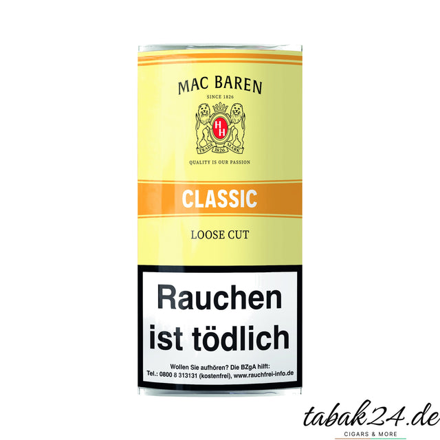 Mac Baren Classic Loose Cut Pfeifentabak, 50 g Beutel