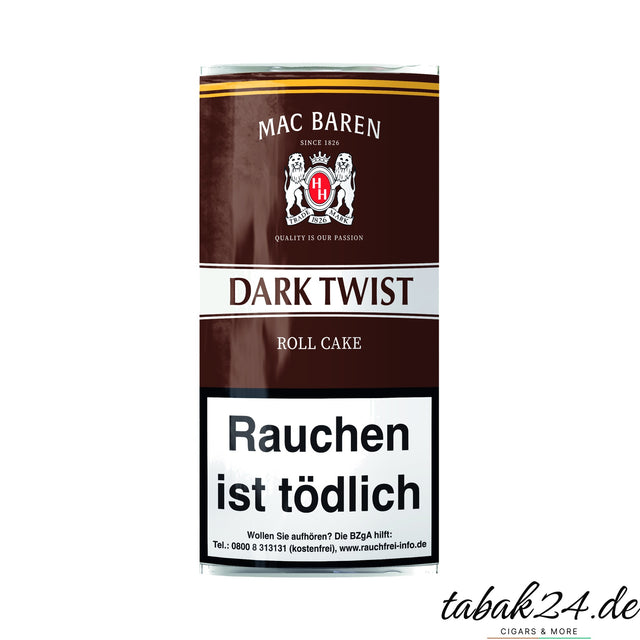 Mac Baren Dark Twist Pfeifentabak, 50 g Beutel